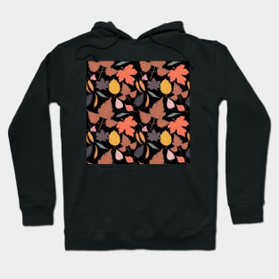 Leaves on Black Hoodie